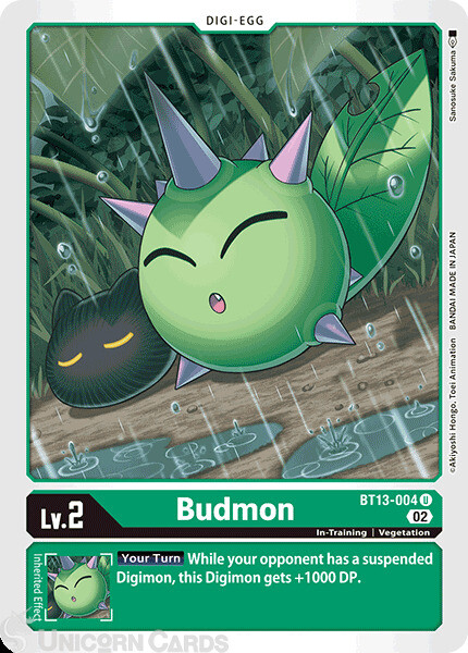 BT13-004 Budmon :: Uncommon Digimon Card :: BT-13: Versus Royal Knights ::