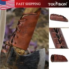 TOURBON Leather Ax Handle Guard Collar Sheath Haft Axe Cover Hatchet Protector