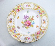 Schumann Arzberg Empress Dresden Flowers Large Dinner Plate 10 7/8"   101