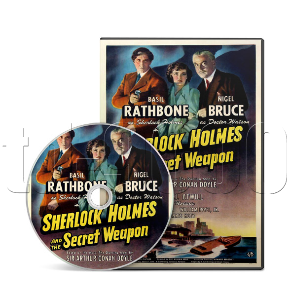 Sherlock Holmes and the Secret Weapon (1942) Basil Rathbone Crime Movie on DVD