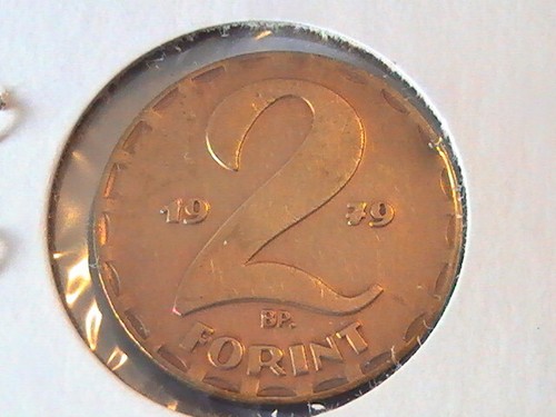 Hungary, 2 Forint, 1979 Brass - Picture 3 of 4
