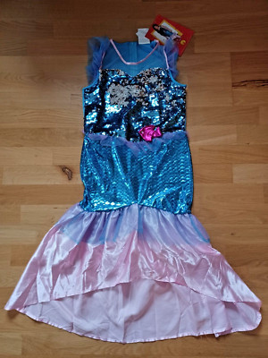 Faschingskostüm Nixe Meerjungfrau NEU Gr. 140 Mädchen RUBIES Fasching Karneval