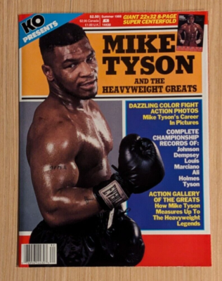 KO Ring Boxing Poster Special Pick and Choose Magazine Tyson