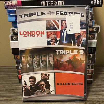 London Has Fallen / Triple 9 / Killer Elite DVD Gerard Butler NEW