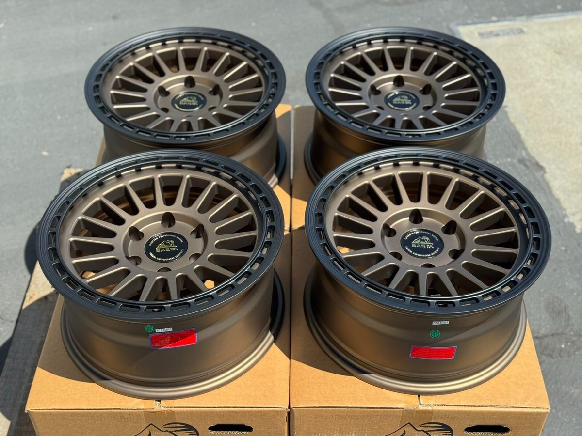 17'' BASTA Rotary Forged Wheels 17x8.5 +0mm Offset Fits Toyota