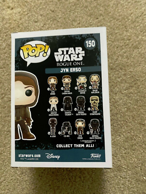 FunkoPop！150 JYN ERSO ジン・アーソ 限定版 Funko Star Wars Rogue One POP Star Wars Jyn Erso Exclusive