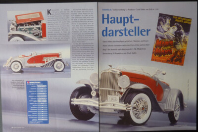 Duesenberg SJ Roadster ''Clark Gable'' in 1-18 von Ertl...ein Modellbericht #0003f
