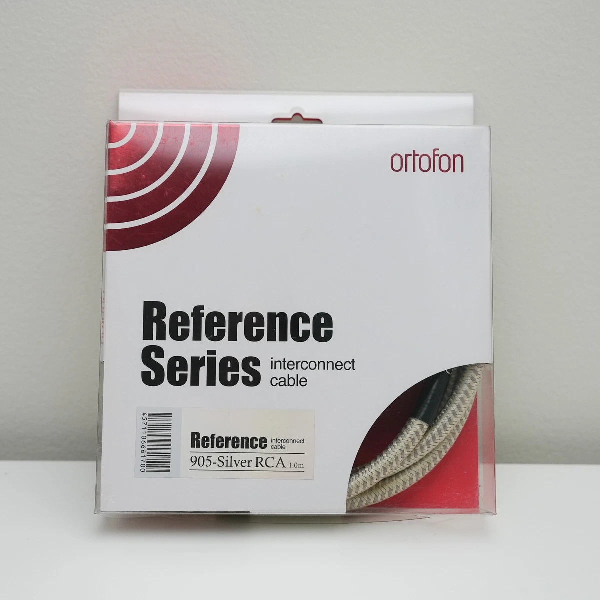 Ortofon Reference Series Interconnect Cable: 905-Silver RCA 1.0M