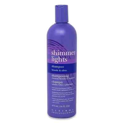 Clairol Professional Shimmer Lights Shampoo Blonde & Silver 16 oz 