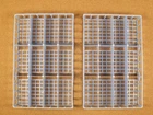 2 LESNEY MATCHBOX 12 COUNT STORAGE TRAYS HOT WHEELS AURORA BUDGIE SLOT CAR HUSKY