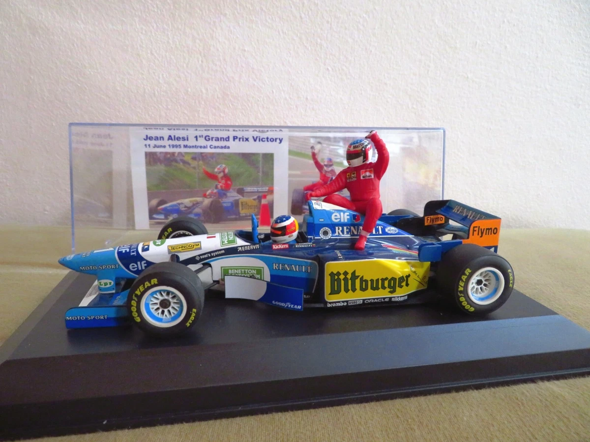 Miniature F1 Minichamps 1/18 Benetton Renault Berger 1997 – Rare !