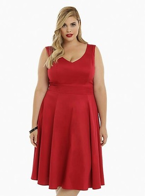 red dress size 22