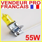 H3 55W Yellow 3000K Halogen Bulb For Xenon Headlight 12V PK22s