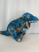Aurora 17" T-Rex Tyrannosaurus Dinosaur Jurassic Plush Stuffed Animal Toy Blue
