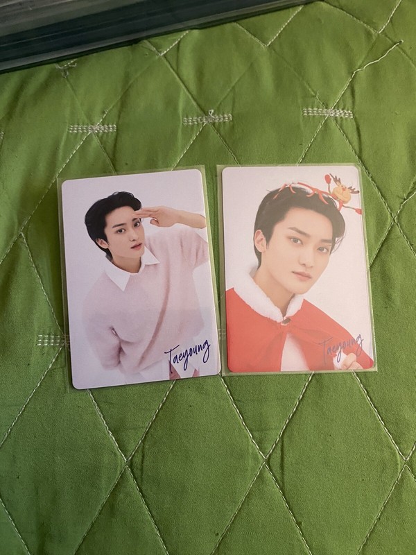 CRAVITY TAEYONG PHOTOCARD CHRISTMAS PARTY ROCK SET OF 2 OFFICIAL KPOP