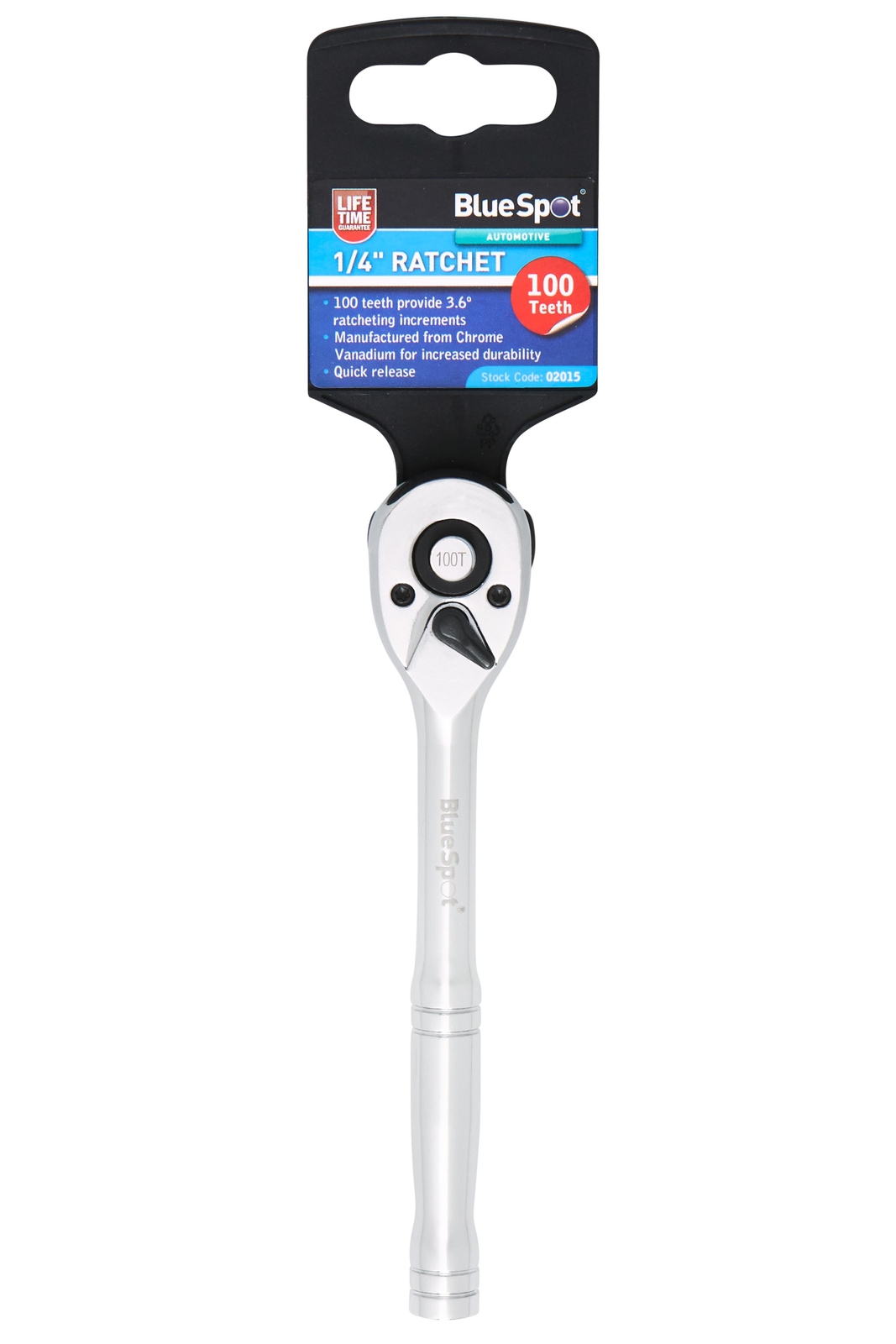 Blue Spot 02015 1/4"" Ratchet (100 Teeth)