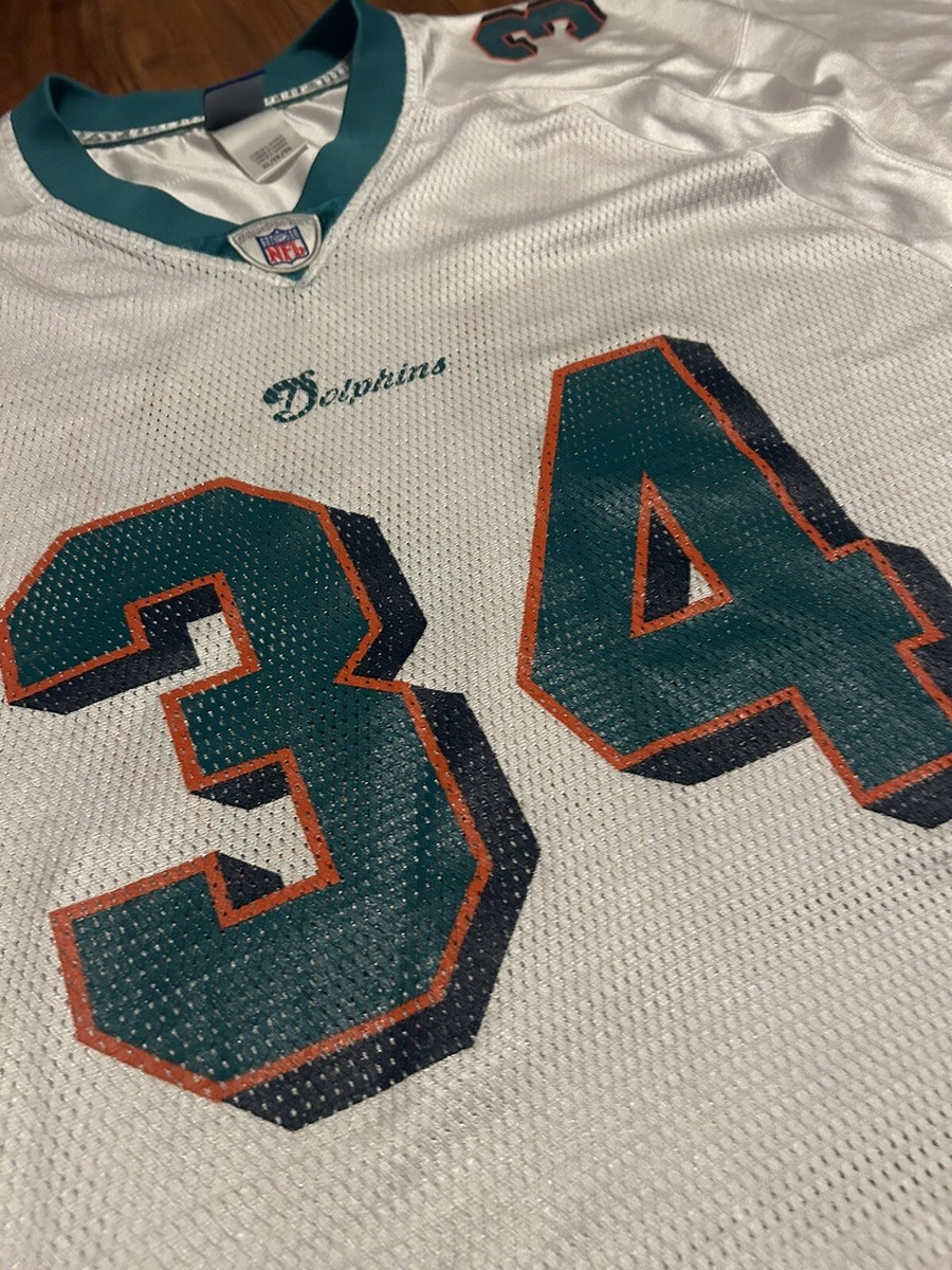 Vintage Reebok Miami Dolphins Jersey #34 Ricky Williams | eBay