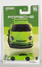 Matchbox 2007 Porsche Series 911 GT3 green 70 years