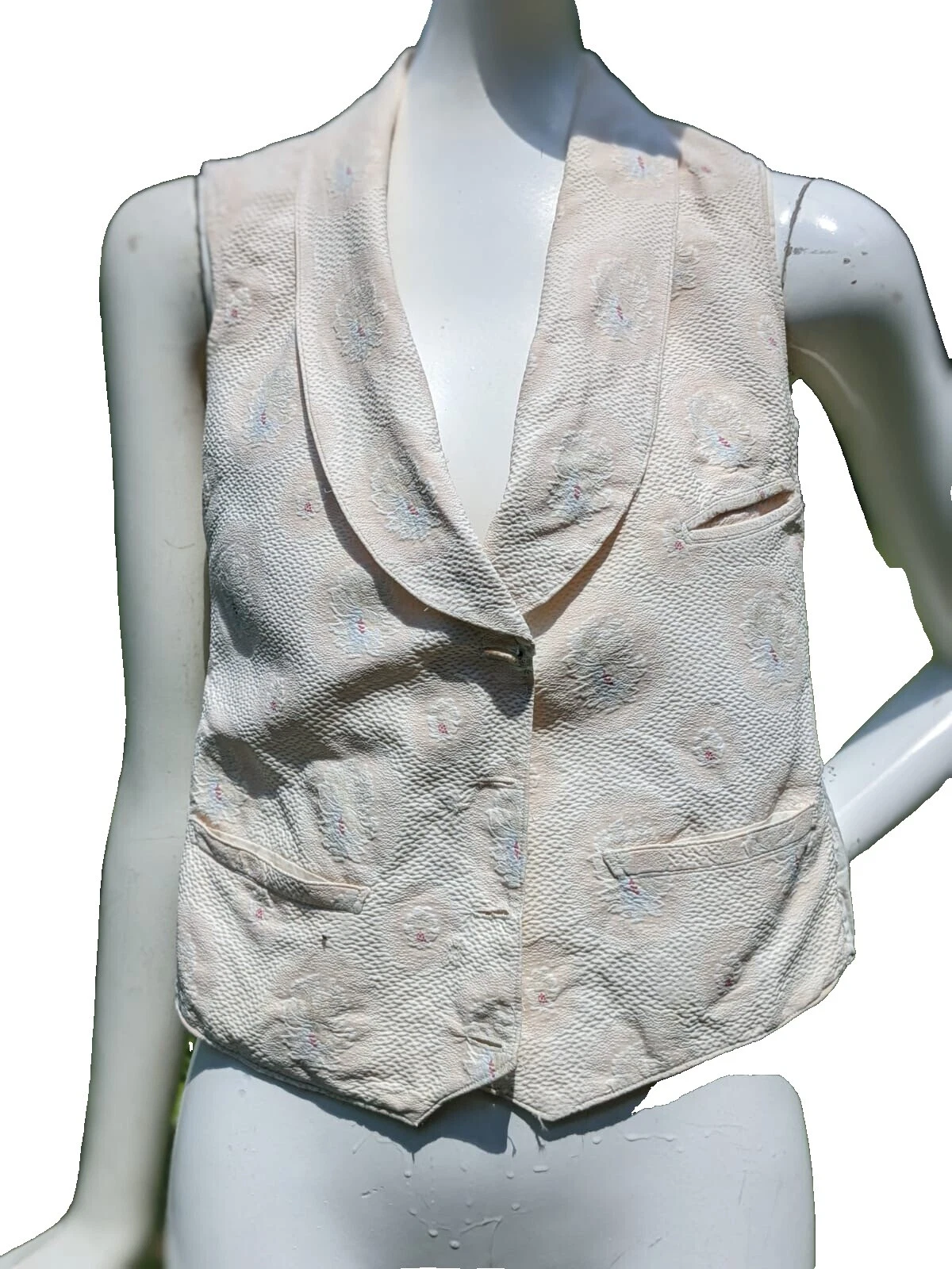 Chalecos Vintage Original para hombres Pre 1890 década