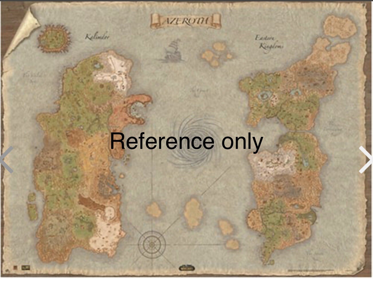 Amazing maps, World map, World of warcraft