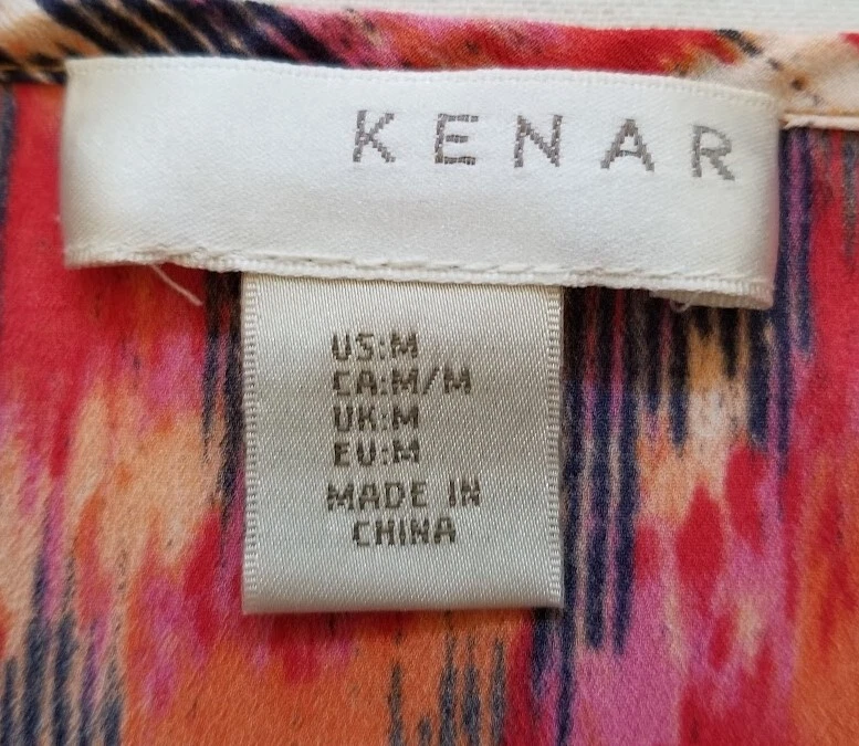 Kenar Майка женщин средний M многоцветный Ikat абстрактный без рукавов декольте - Изображение 3 из 4