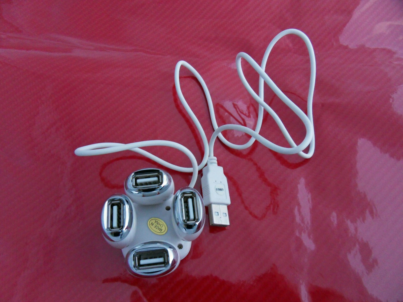 2 New Bullet SM-3368WH 4-Port USB 2.0  Hub 4 port Free US Sh