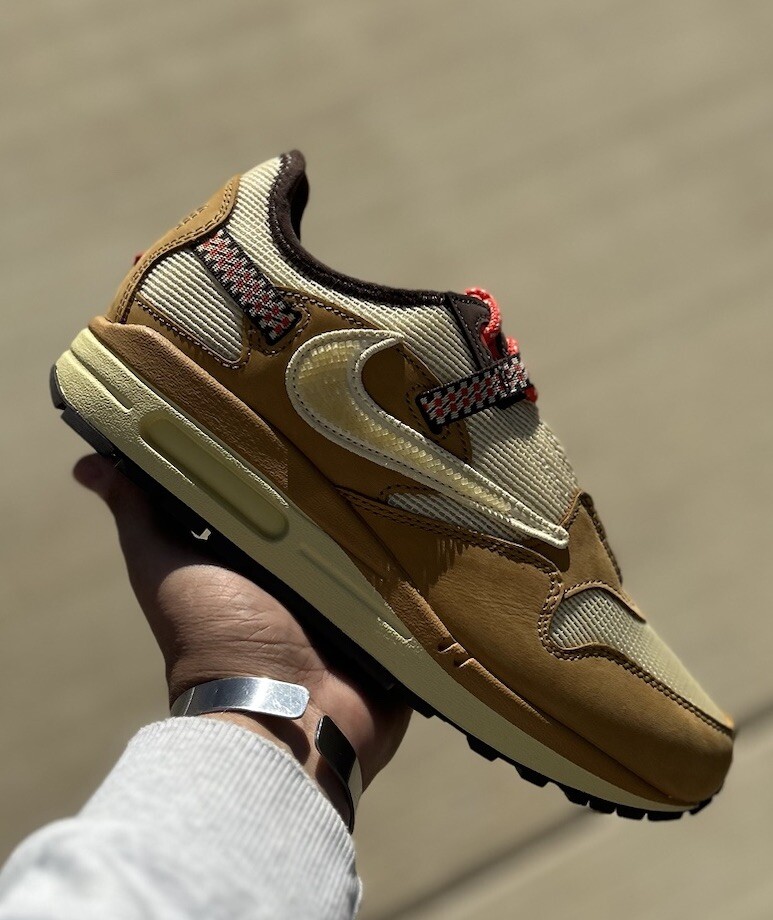 Nike Air Max 1 Travis Scott Cactus Jack DO9392-701 Fashion Shoes