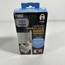Automatic Chicken Coop Door Opener ChickenGuard Premium Automated Boxed Kit