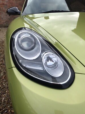 Porsche Cayman/Boxster 987.2 Headlight Trims Gloss Black Pair (Vandergrafix)
