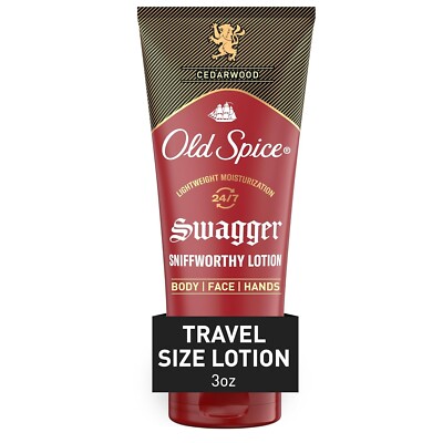 Old Spice Body Lotion for all skin types Travel Size 24/7 Lightweight      