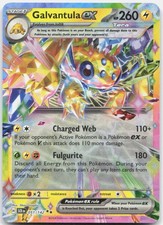 Galvantula ex 51/142 Double Rare Stellar Crown Pokemon Holo Near Mint