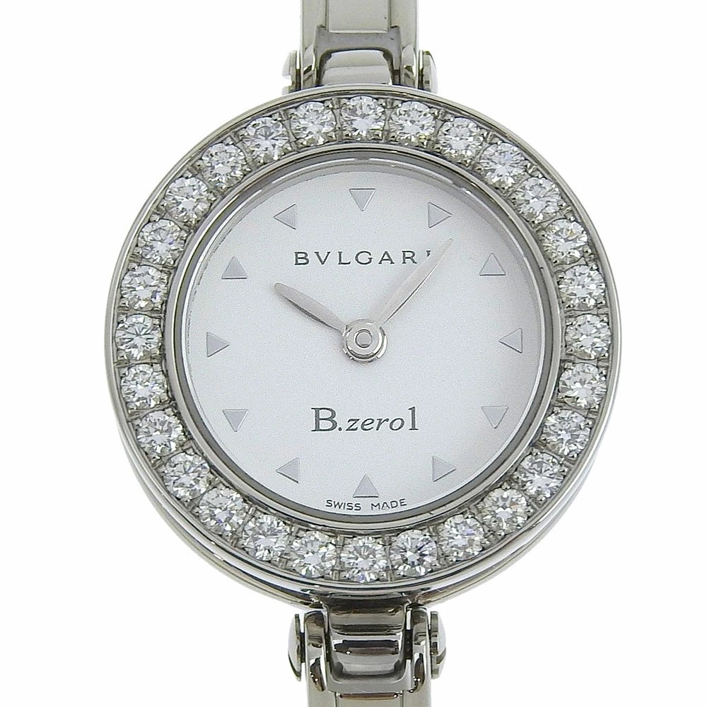 BVLGARI B.zero1 BZ22S Bisel Diamond SS 22mm Botón de fondo de caja de Japón...