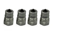 1" NPT ISO 7241-1 Series "A" Quick Disconnect Hydraulic Couplings, 4 Males