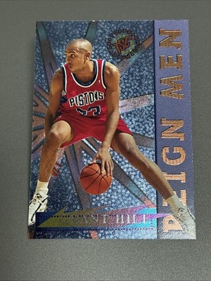 1996 Topps Stadium Club Reign Men Grant Hill # RM 4 - Detroit Pistons
