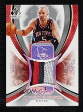 2005-06 SP Game Used Edition Authentic Fabrics 41/75 Jason Kidd Patch HOF 17a5
