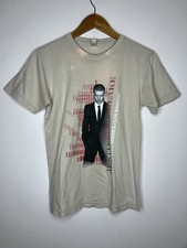 Justin Timberlake 2007 FutureSex/LoveShow Tour T-Shirt Men's Small Beige READ