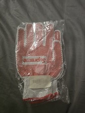 Supreme Grip Work Gloves White/Red SS18 One S...