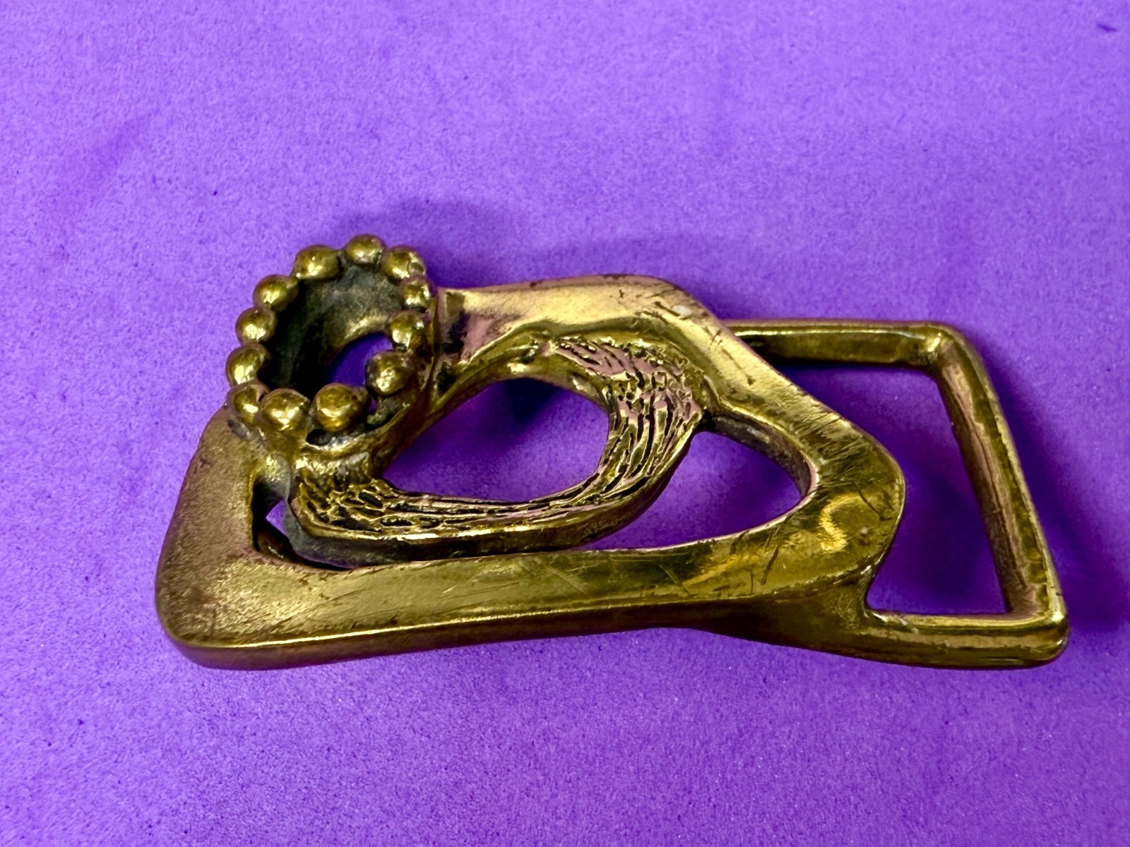 Artisan Abstract Brutalist Statement Openwork Hip… - image 20