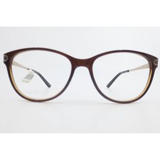 Chelsea Morgan Womens Core Eyeglasses Brown CM 7002 BR 53-15-140 Cat Eye Frames