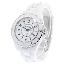 Chanel J12 H5698 33mm SS White Dial Quartz Watch #C4780