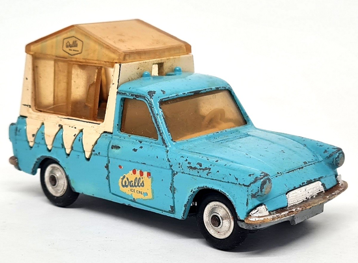 Corgi Toys Walls Ice Cream Van Ford Thames Vintage Car Restoration Spares