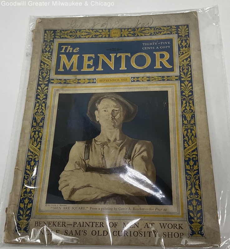 The Mentor Vintage 1925 Magazine