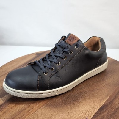 Born Ashram Comfort Leather Casual Walking Shoes Sneakers Mens 12 Navy Blue
