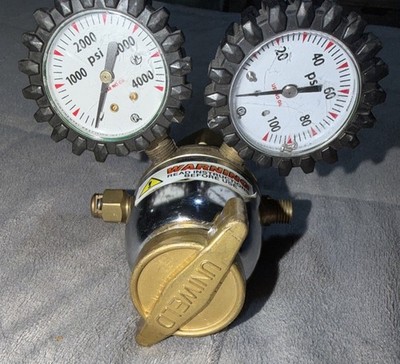Uniweld 592H Compressed Gas Regulator 0-4000 PSI 