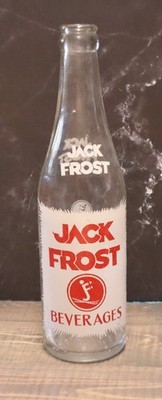 Vintage ACL Soda Bottle - JACK FROST OF Altoona, PA - 12 oz Seven-Up Bottling