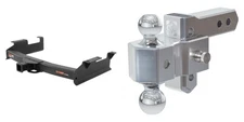 CURT Tow Package Trailer Hitch Class 5 & Ball Mount 2in Receiver - 15312 45364