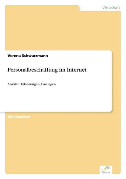 Verena Schwarzmann | Personalbeschaffung Im Internet | Taschenbuch | Deutsch-image