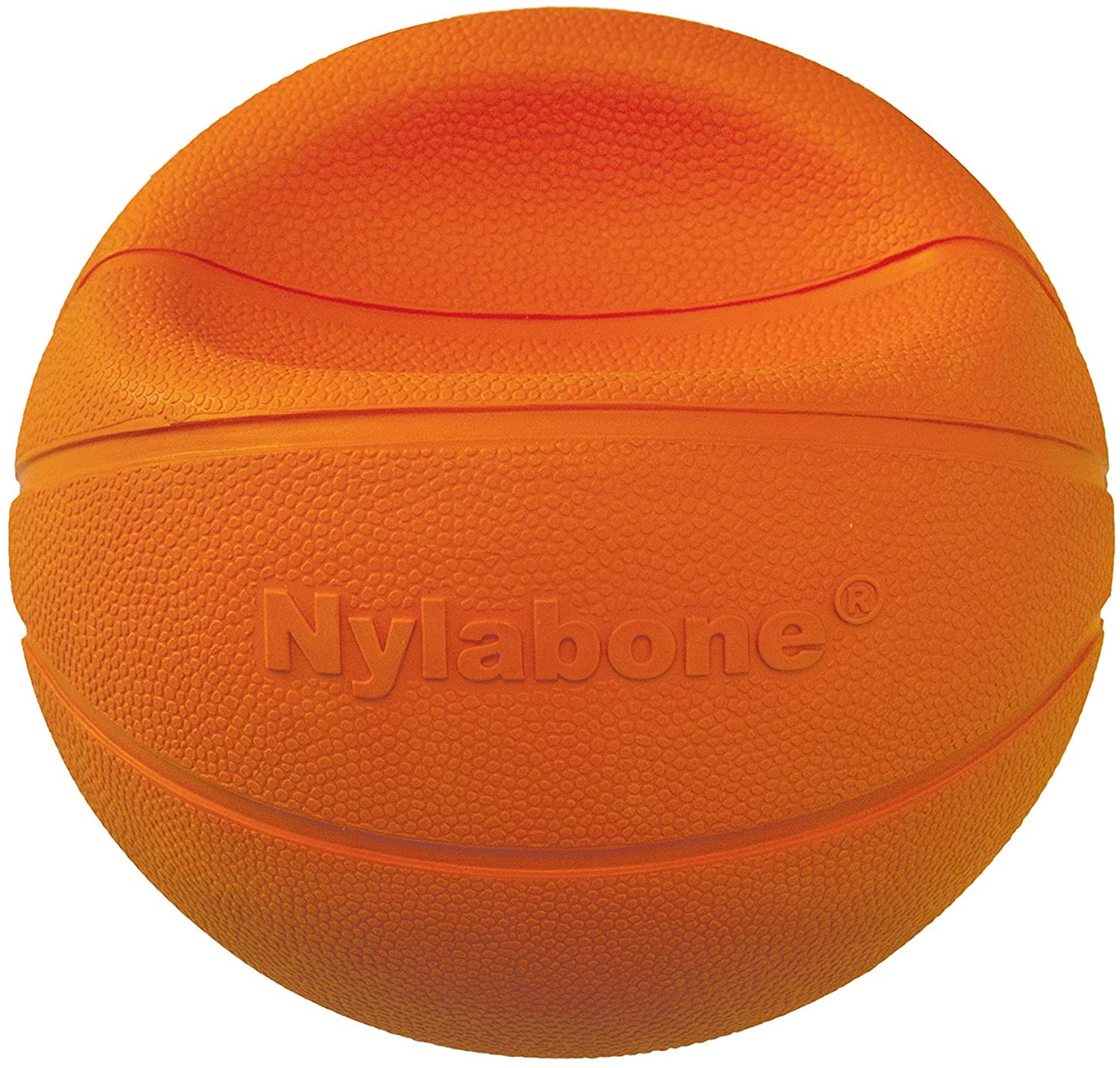 Nylabone B-Ball Gripz Basketball Holds Shape If Punctured, Dog Toy, Large