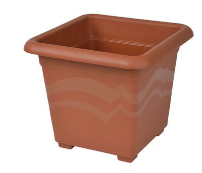 Blumentopf Quattro eckig Planter Kübel Kunststoff terracotta alle Größen