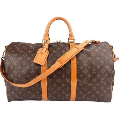 Louis Vuitton Monogram  Keepall 50 Bandoulière Travel Bag    Tasche